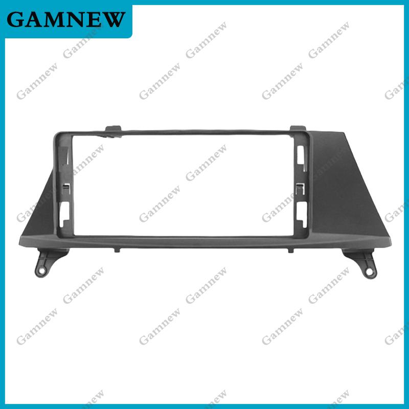 12.3 Inch Car Frame Fascia Adapter Android Radio Dash Fitting Panel Kit For BMW X5 2008-2013 Left Hand Drive