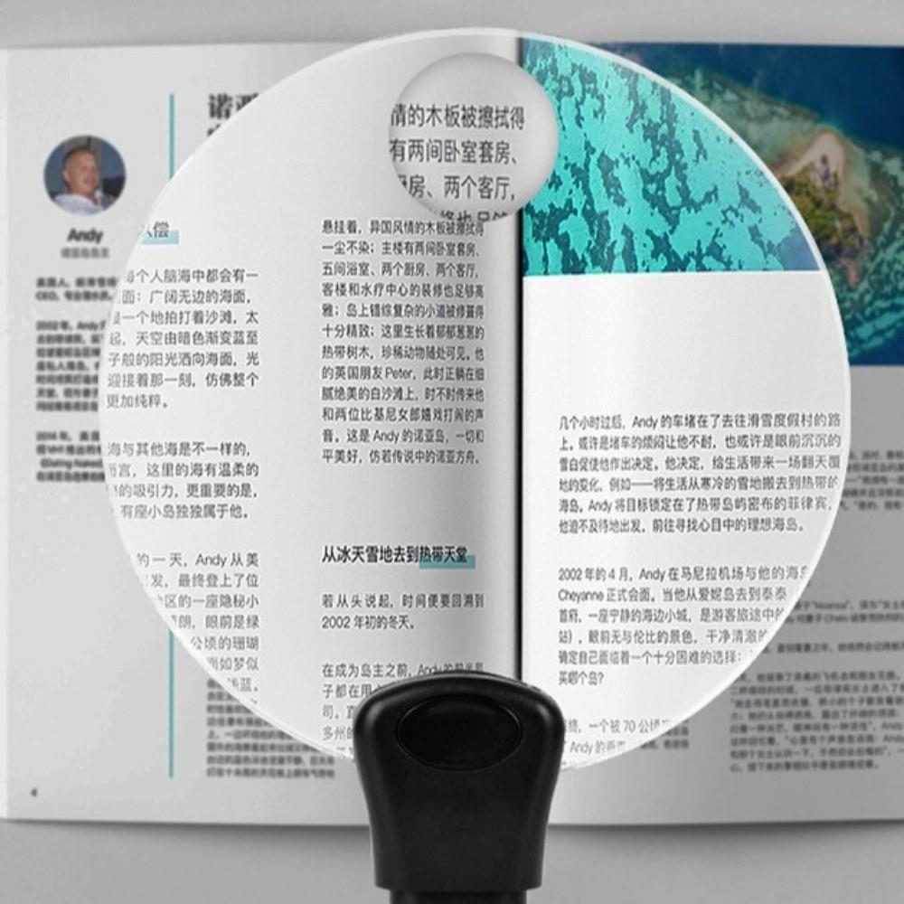 Durable Neck Magnifier Hands Free Reading Magnifier Large Page Magnifying Glass  Craft