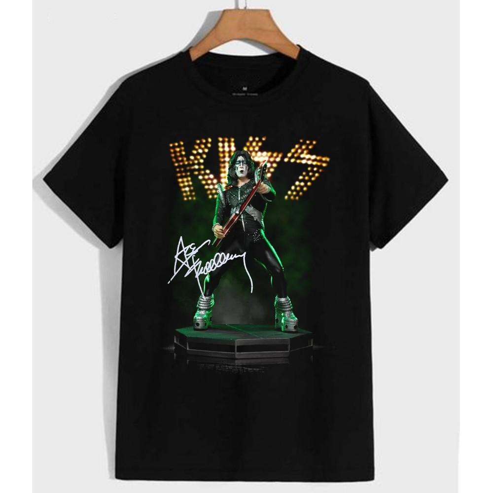 Новая редкая мужская футболка KISS Ace Frehley черная S-5XL 1HN546 Унисекс XXXL
