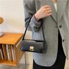Handbag French Stick Bag Large Capacity PU Leather Shoulder Bag Simple Underarm Bag  Girls
