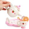 Children's Kitchenware Toy Girl Set Gift Lemon White Afternoon Tea Set Simulation Play House Kitchen Tableware