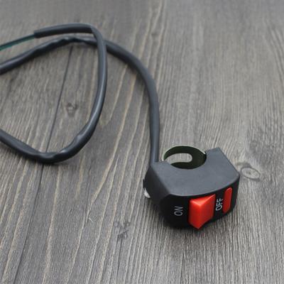 Interruptor universal para guidão de motocicleta, botão liga/desliga para motor de moto