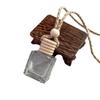 Rectangular Car Pendant Air Freshener Refillable Essential Oil Bottle