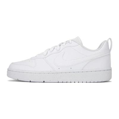 Court Borough Slip Resistant Low Top Kids' Skateboarding Shoes White Sneakers DV5456-106