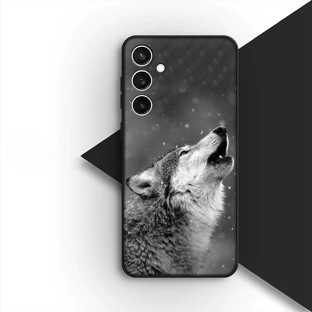 

Stalking Wolf Art Tiger Silicone Phone Cover for Motorola Moto G86 G57 E14 E15 G14 G34 G35 G84 G24 A54 G15 Power E22 Soft Case Motorola Moto G15