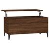 819595 vidaXL Coffee Table Brown Oak 90x44.5x45 Cm Engineered Wood