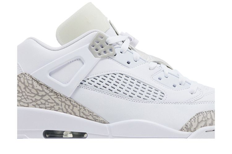 Jordan Spizike Low Weiß Metallic-Silber Barely Blue Neutralgrau