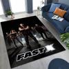 Alfombra Decorativa Rápida y Furiosa X Dominic Art para Dormitorio Sala de Estar Sofá Hogar Felpudo, Alfombrilla de Suelo Grande Antideslizante para Niños