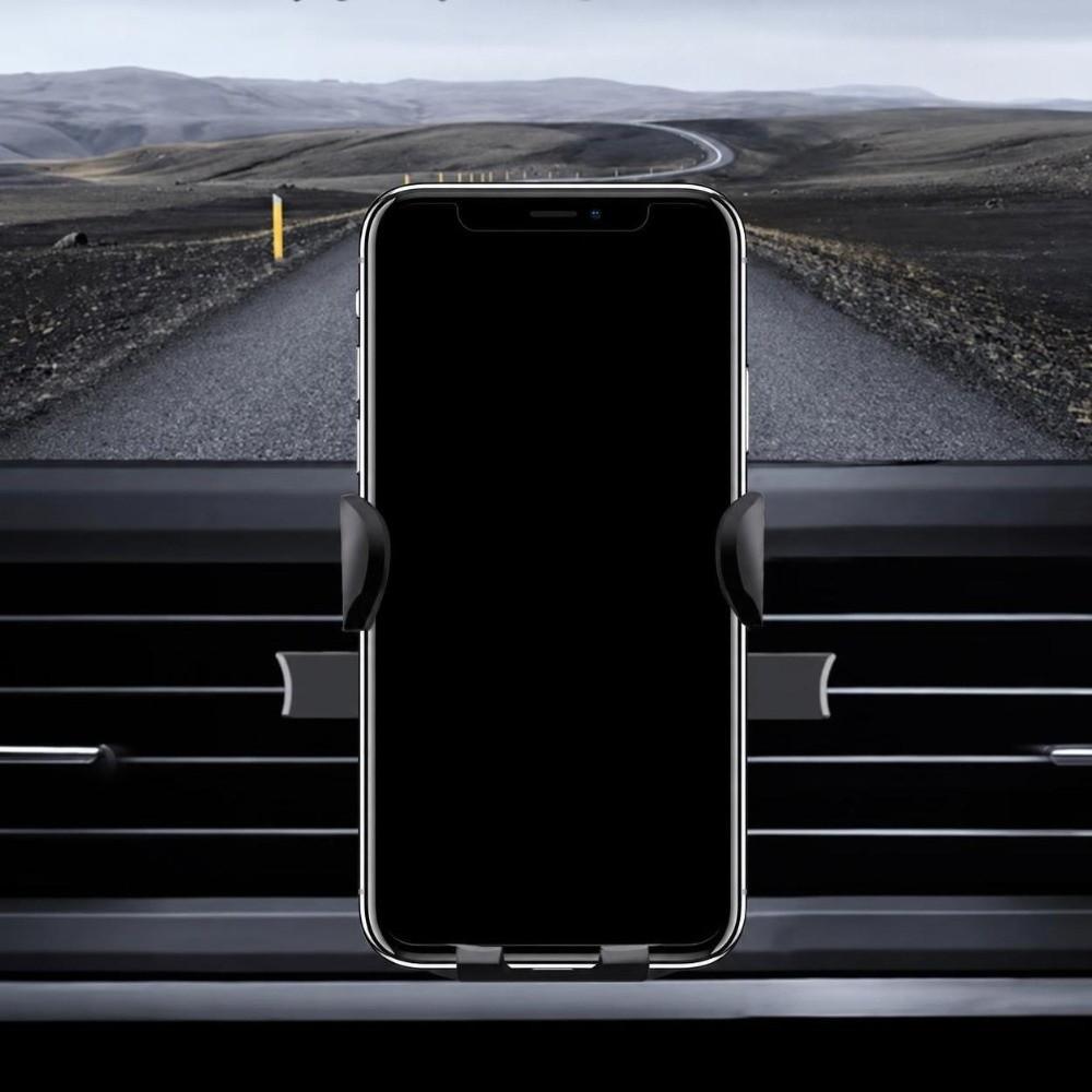 Small Car Phone Mount Anti-Shake Grip Extension Arm Phone Holder Vent Clip