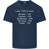 I Give 100 At Work Funny Office Slogan Unisexs Light Cotton TShirt