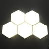 Innovative Hexagonal Shape DIY Wall Decorative Lamp Home Light for Bedroom Living Room Decoration