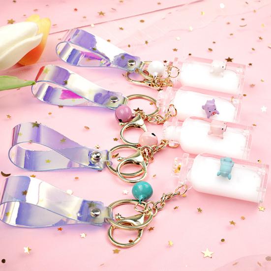 

Маленький портативный легкий милый брелок с плавающей молочной свиньей для девочек