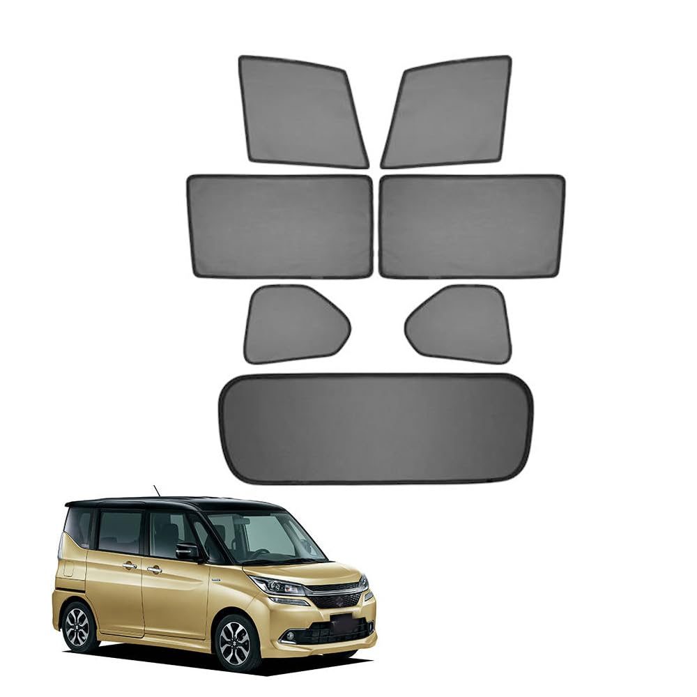 FOR New Solio MA36S MA46S Custom Parts Car Window Sunshade 6PCS