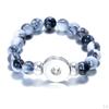 18mm Resin Beads Bangles Snap Button Bracelets Jewelry Making Kit Gifts 23cm
