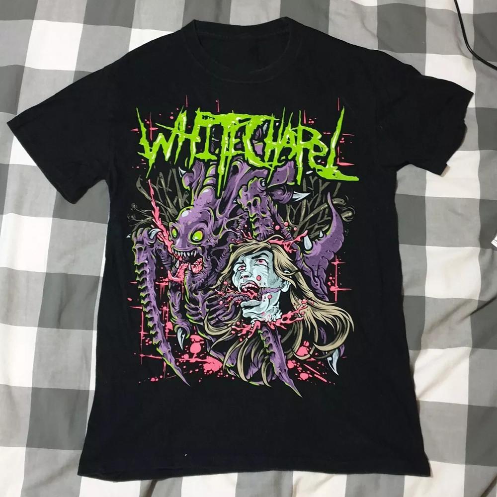 Whitechapel Band Black Cotton Men Women T Shirt  Unisex T-Shirt L