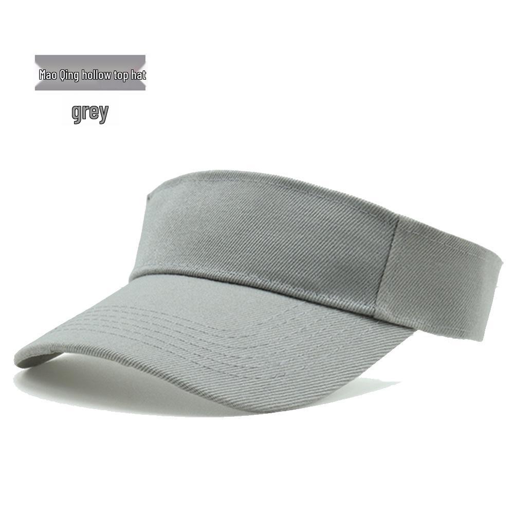 Adult Mao Qing Sun Protection Duckbill Cap - Topless Baseball Hat with Printed Logo for Travel
