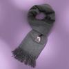 RECLOW RECLOW LAND 100% Cashmere Muffler Charcoal