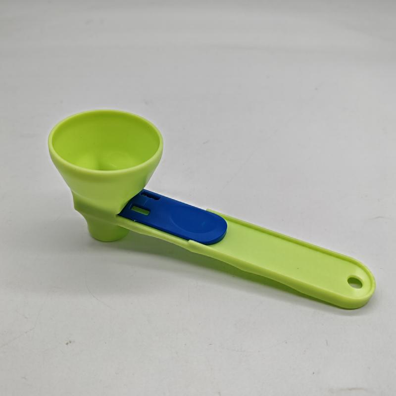 Measuring Spoon 2 In 1 Funnel Sliding Design Coffee Scoop Funnel Water Bottle Protein Powder Scoop Funnel Accessories