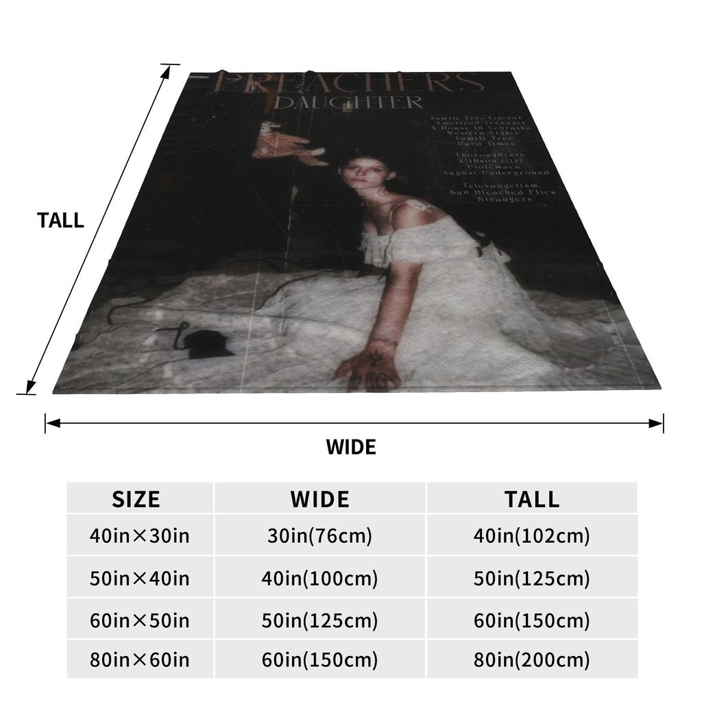 Ethel Cain Singer Album Music Tour Blankets Lightweight Sofa Throw Blanket for Couch Bedding Outdoor Throws Bedspread Quilt