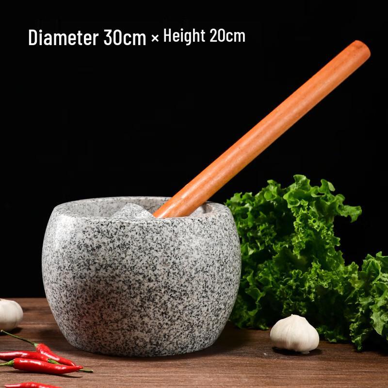 LISM Bamboo Mortar and Pestle