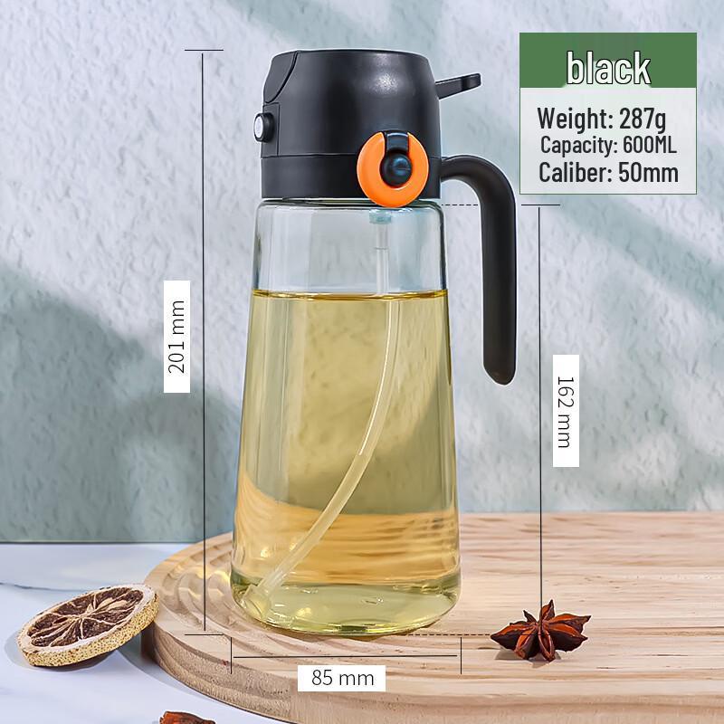 ZISIZ Integrated Spray & Pour Glass Oil Dispenser