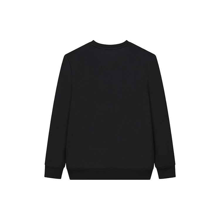 Fila Logo Pullover Sweatshirt Men Sweatshirts Black F11M147205FBK