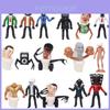 Set Figurină PVC Skibidi Toilet Man 16 Bucăți Înălțime 6-10cm