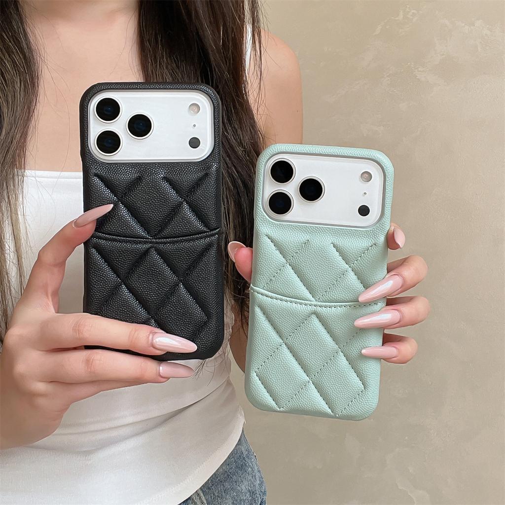 Hochwertige Luxus Litschi Leder Geldbörse Kartenfach Handyhülle für iPhone 17 Air 16 15 14 13 12 Pro Max Stoßfeste Hülle