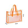High-Capacity PVC Waterproof Tote Bag for Students and Exams