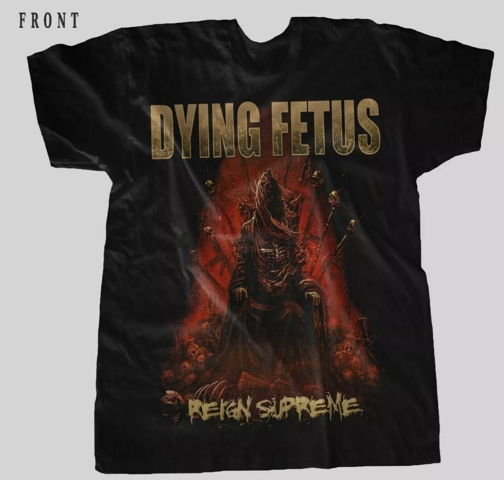 Футболка с логотипом группы DYING FETUS, унисекс, хлопок, все размеры XL