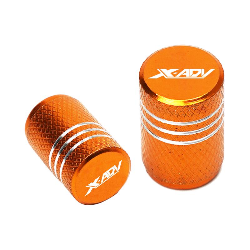 2 Pcs For Honda XADV X ADV X-ADV 750 2018-2024 All Year Motorcycle Accessories CNC Aluminum Wheel Tire Valve Stem Caps Covers ajw256