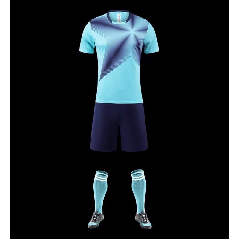 A generation light board jersey, game jersey set, printed football jersey set, adult children's football training jersey