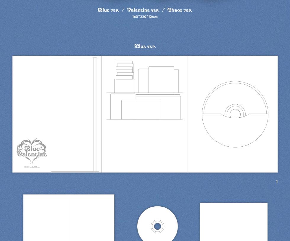 NMIXX [Blue Valentine] 1st Full Album