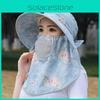 Sun Protection Hat For Women Summer Outdoor Large Brim Breathable Sunshade Cap For Travel