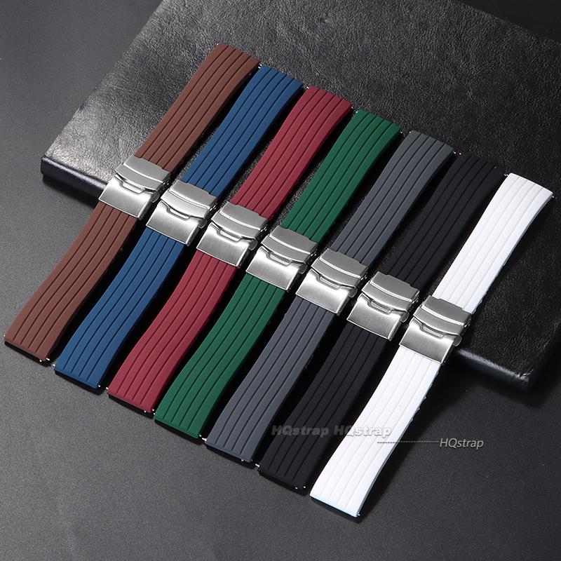 Silicone Watch Band Quick Release Rubber Watch Strap 18mm 20mm 22mm 24mm Wrist Strap Watches Accessories Replacement Watchband