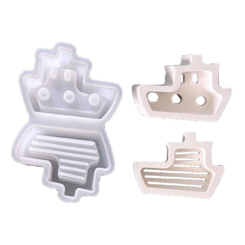 

Sailing Ship Silicone Candle Molds for Candle Tealight Holder Home Decoration Temperature Resistant Epoxy Resin Molds 1