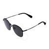 Vedi Vero Dark Grey Square Unisex Sunglasses Vrcm04 Brb 57