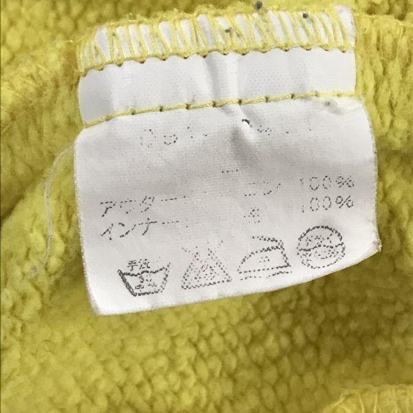 By Tass Standard Layered Cotton × Nylon Clear Hoodie Men’s L Yellow Jacket(USED)