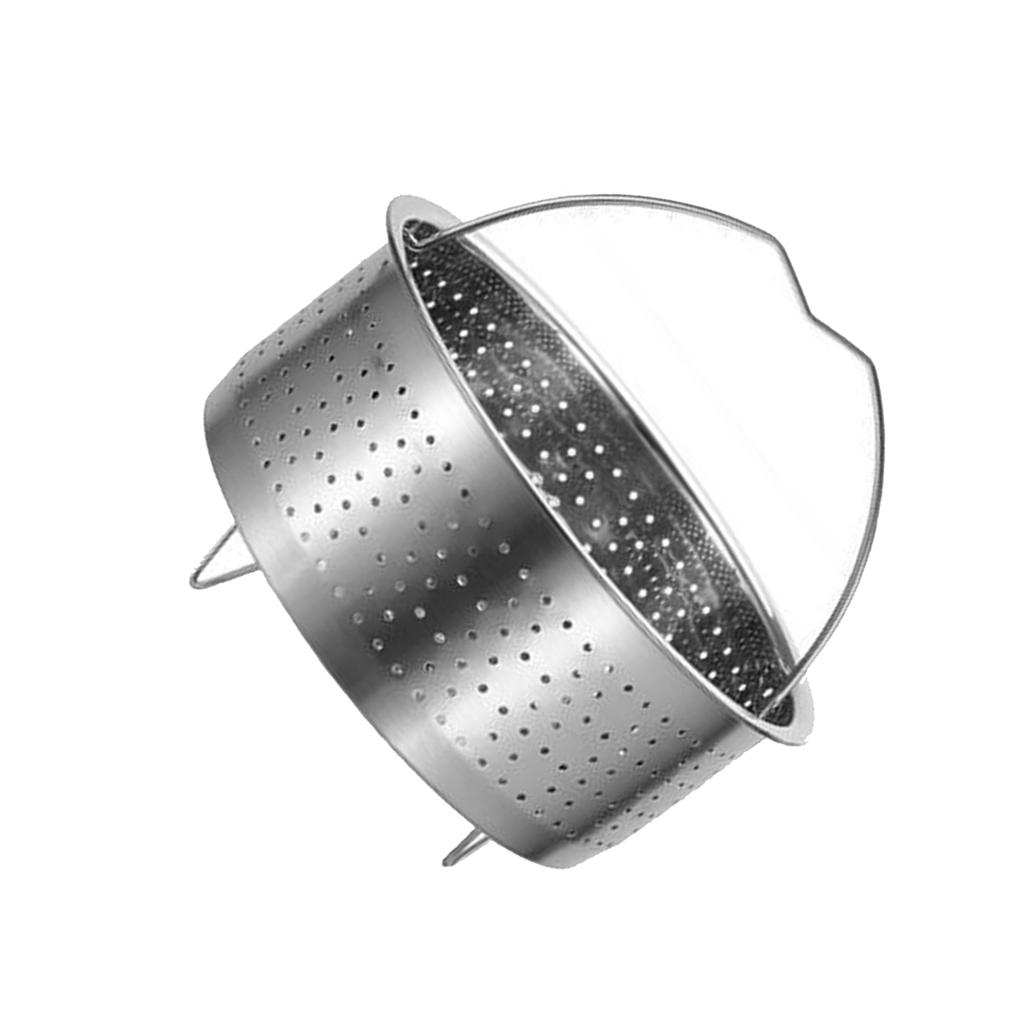 Dampfschale Edelstahl Dampfgarer Korb mit Griff Dampfgitter Gemüse Dampfgarer Rack Enduring