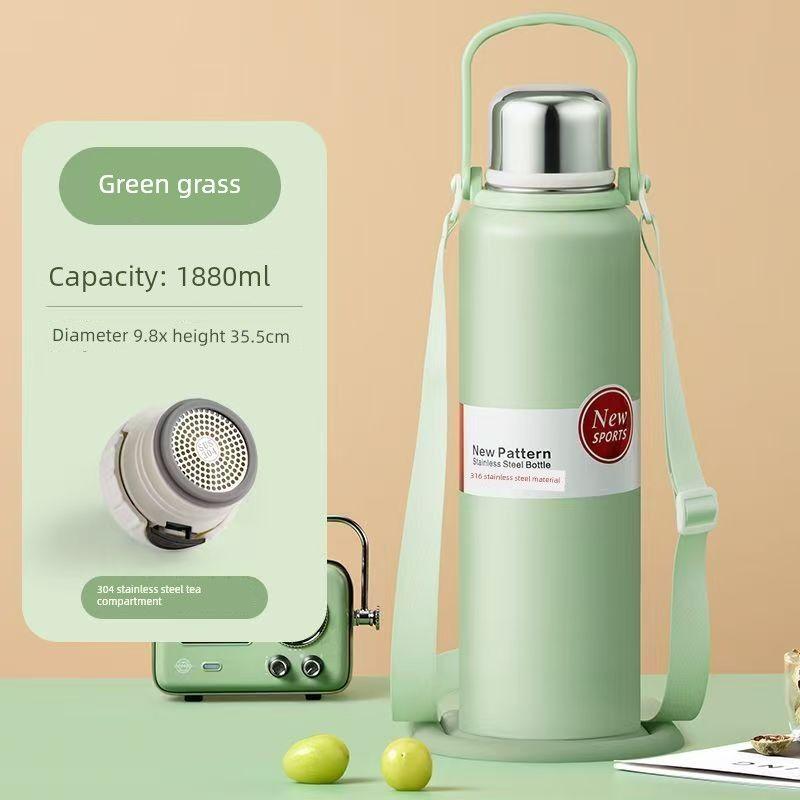 Stainless Steel 316 Large Capacity Vacuum Cup for Male and Female Students Good-looking Tea Cup Portable Car Outdoor Kettle