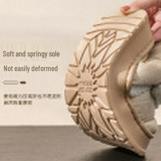 Damskie zimowe pluszowe śniegowce 2024: Antypoślizgowe, Grube, Ciepłe Skóra i Futro