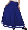 Bimba Women Long Boho Maxi Skirt Cotton Flared Skirts With Drawstring Waist