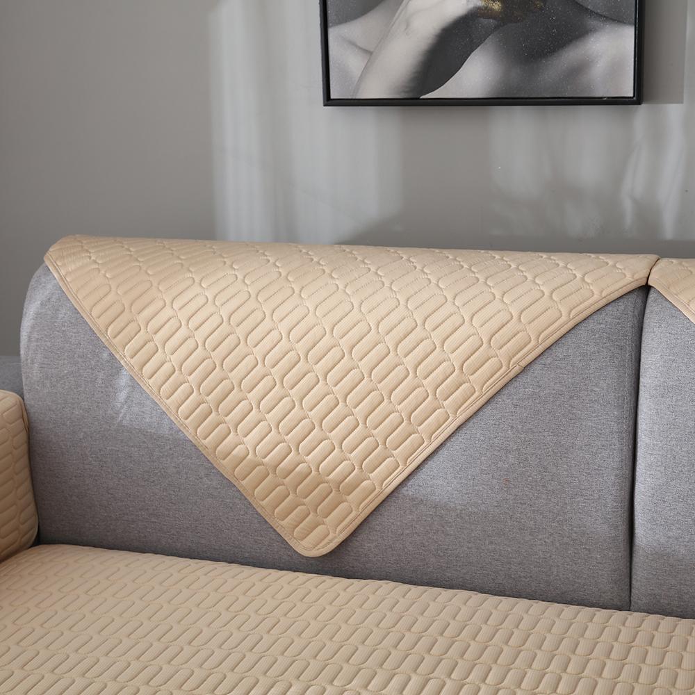 Almofada de sofá de quatro estações, cor sólida, padrão escuro, simples, moderno, confortável, antiderrapante, almofada de látex