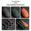 Zhiji L7 Key Cover: Suede LS7 Car Key Case with Buckle, Unisex Interior Accessory