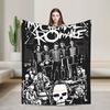 My Chemical Romance Band Super Soft Blanket  Children Plush Throw Blanket Fluffy Couch Chair Flannel Bedspread Sofa Bed Cover