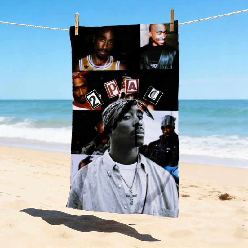 Rap Legends Stylish Digital Printing Beach Towel Quick Drying Absorbent Blanket For Beach Pool Gym Travel Christmas Gift C9211209