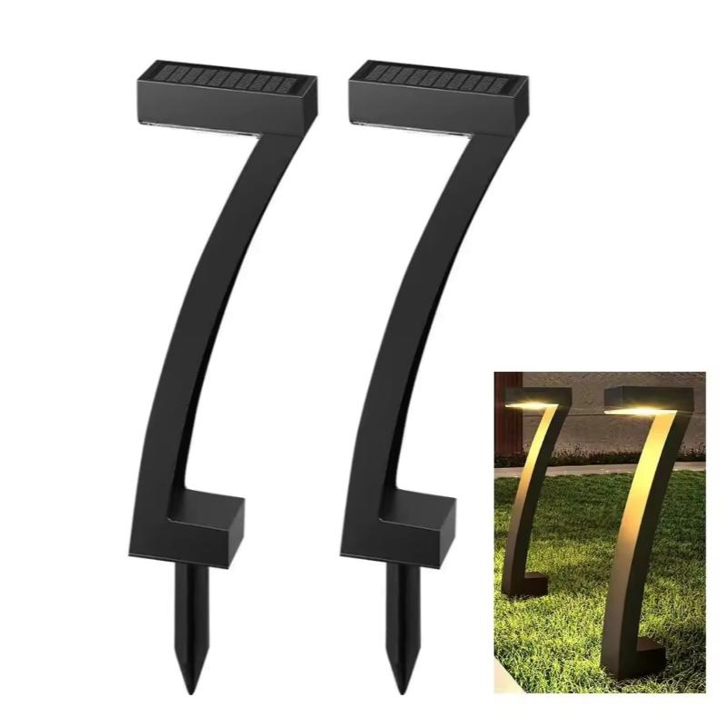 Patio Walkway Solar Lights 1/2/4 PCS LED Garden Path Spotlight Waterproof Outdoor Yard Driveway Decoration Lighting Equipment