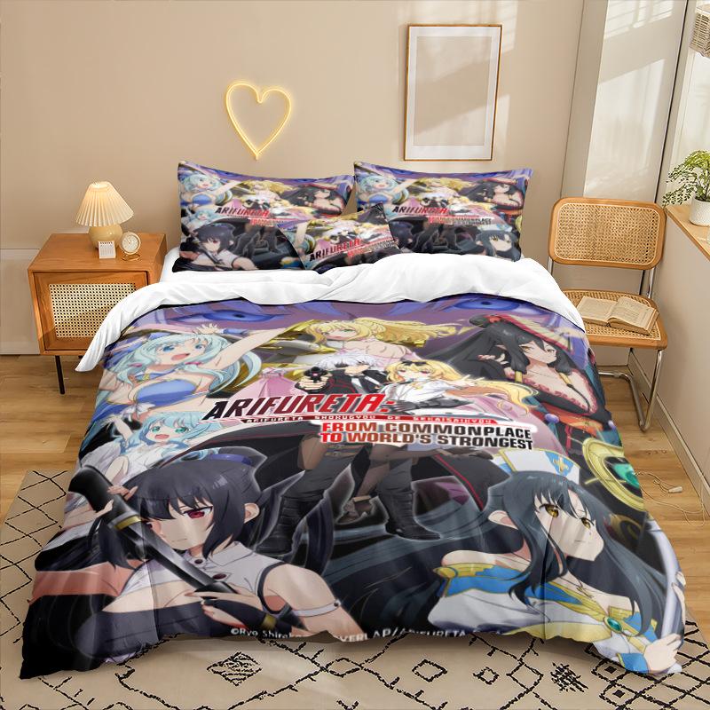 

Анимационный Сериал 3D Цифровая Печать Комплект Постельного Белья из Трех Предметов Простыня Пододеяльник 90 * 200 two-piece set