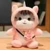 Cute Cat Pet Plush Toy Cartoon Change Rabbit Dinosaur Comfort Kid Day Gift Doll