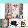 Terrifying Halloween Static Cling Stickers Featuring Blood Handprints For Spooky Decor